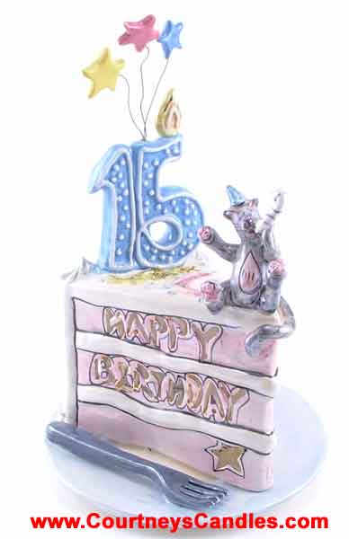 15th Birthday Cake - Clayworks