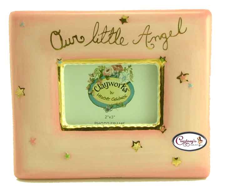 Our Little Angel Pink Frame - Clayworks