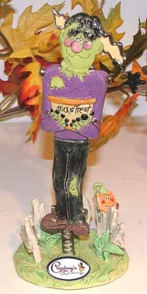 Mini Frankenstein Bobble Head - Clayworks