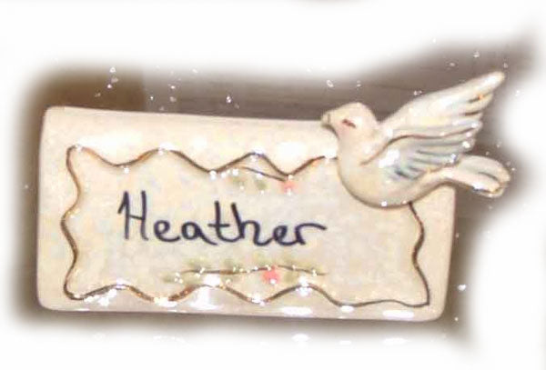 Lovey Dovey Place Card Holder - Clayworks