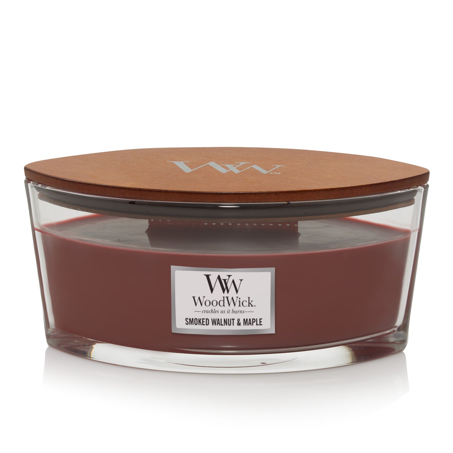 SMOKED WALNUT HearthWick Flame Large Scented Candle by WoodWick