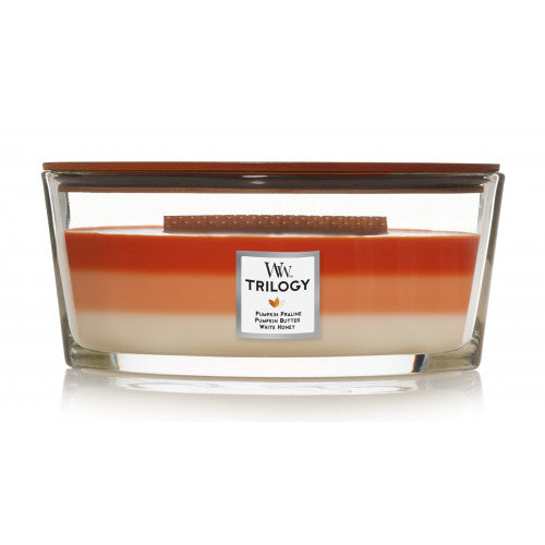 PUMPKIN GOURMAND Ellipse HearthWick Flame Scented Candle by WoodWick