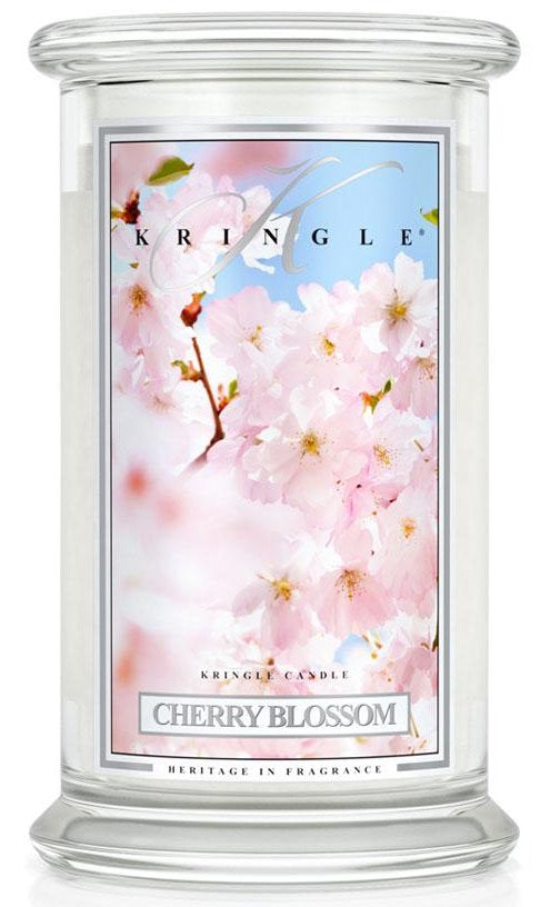 CHERRY BLOSSOM Large 2-Wick 22 oz 100 Hour Jar by Kringle Candles