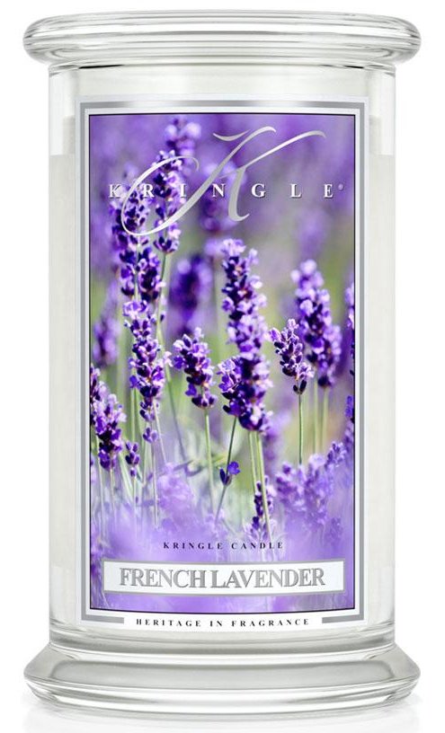 FRENCH LAVENDER Large 2-Wick 22 oz 100 Hour Jar by Kringle Candles