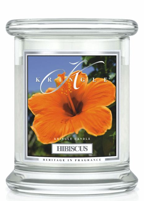 HIBISCUS Classic 8.5 oz 50 Hour Jar by Kringle Candles