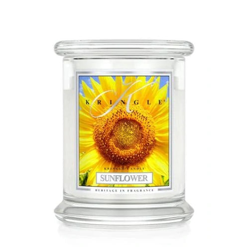 SUNFLOWER Medium 2-Wick 16 oz 75 Hour Hour Jar by Kringle Candles