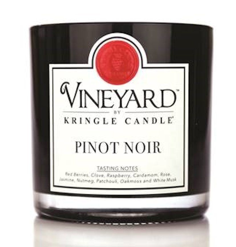 Pinot Noir Vineyard Luxury 4-Wick Scented Jar Candle by Kringle Candles