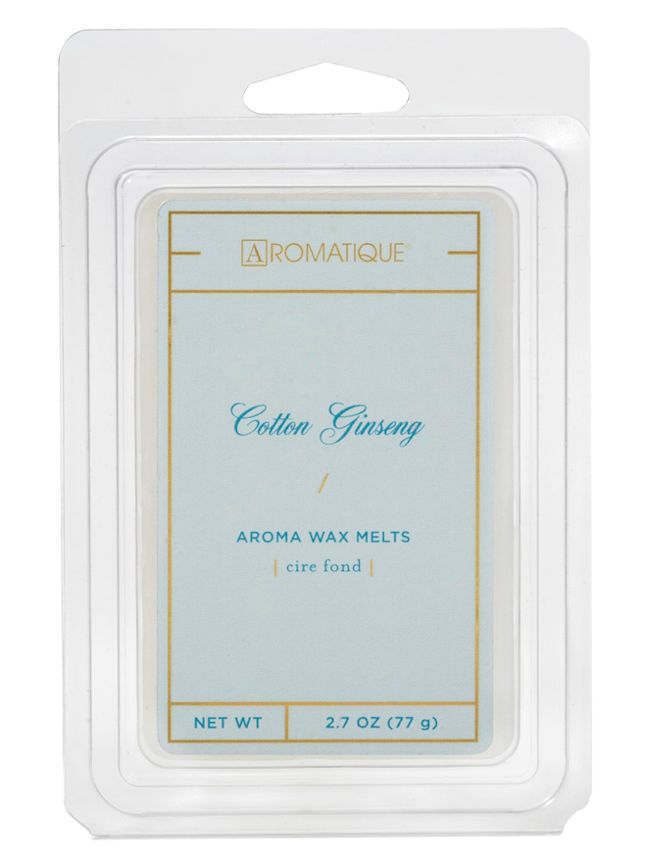 COTTON GINSENG - CASE OF 12 WAX MELTS by Aromatique