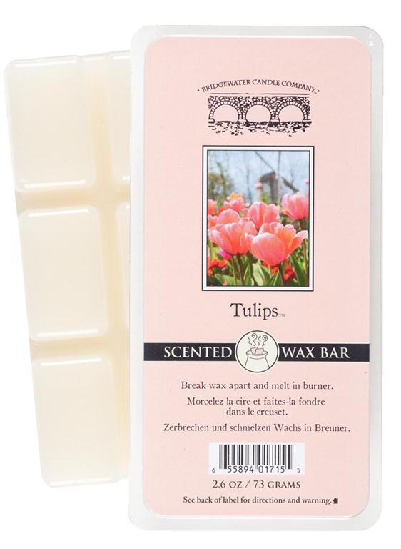 TULIPS Scented Wax Bar or Mixer Melt by Bridgewater