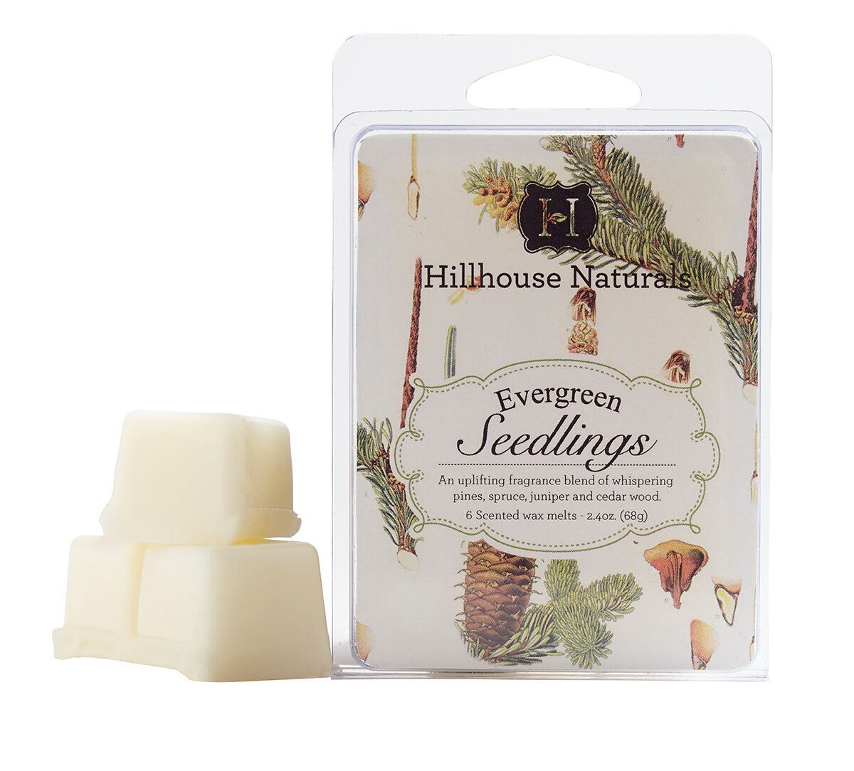 EVERGREEN SEEDLINGS Hillhouse Naturals Wax Melt 2.4 oz