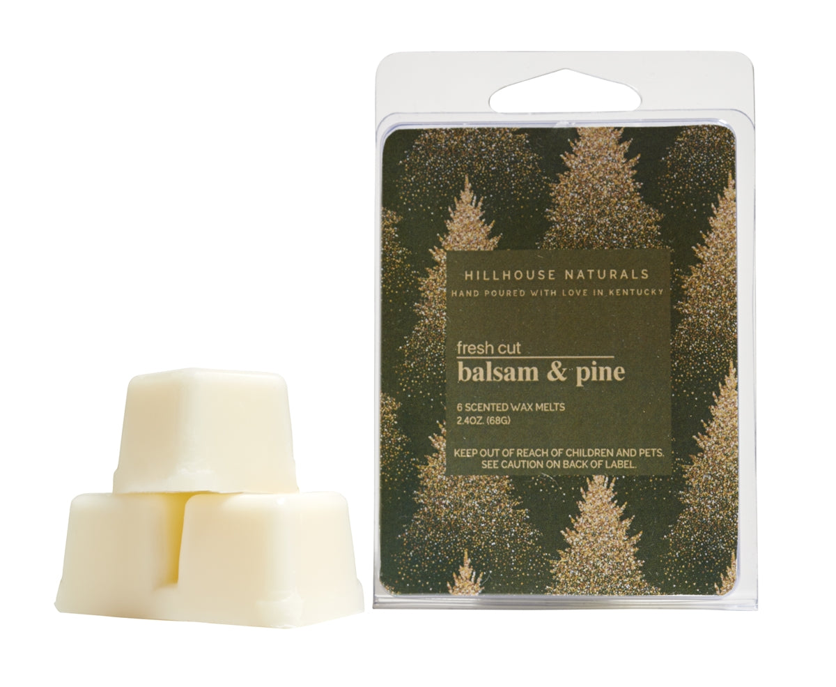 FRESH CUT BALSAM and PINE Hillhouse Naturals Wax Melts 2.4 oz