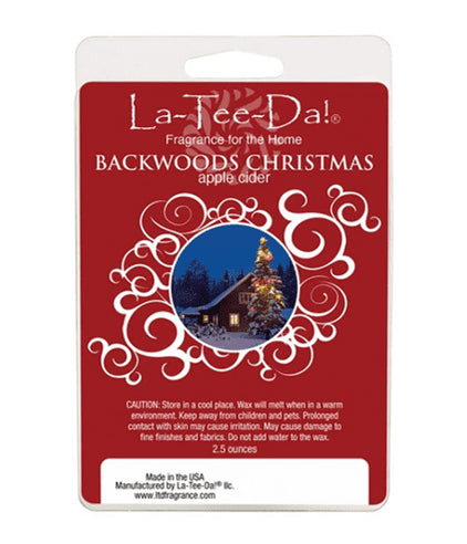 BACKWOODS CHRISTMAS Magic Melts Scented Wax Tarts by La Tee Da