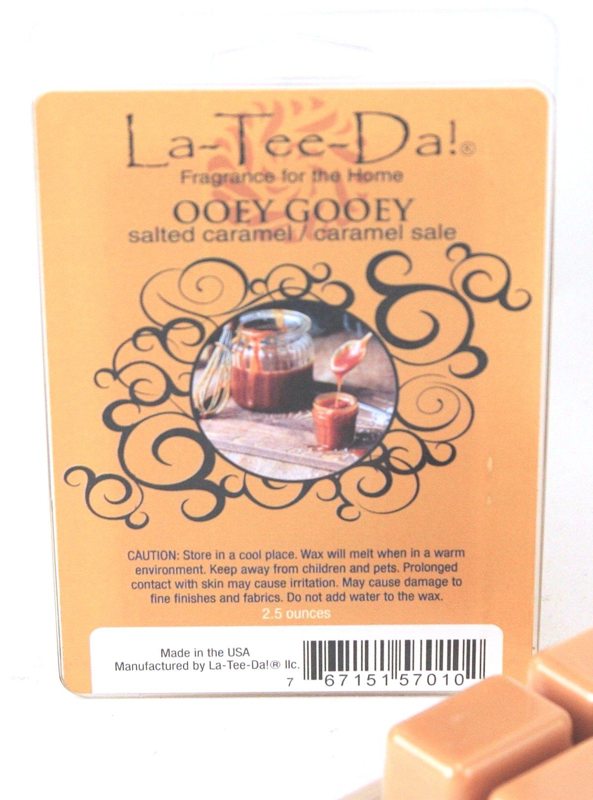 OOEY GOOEY Magic Melts CASE of 10 Scented Wax Tarts by La Tee Da