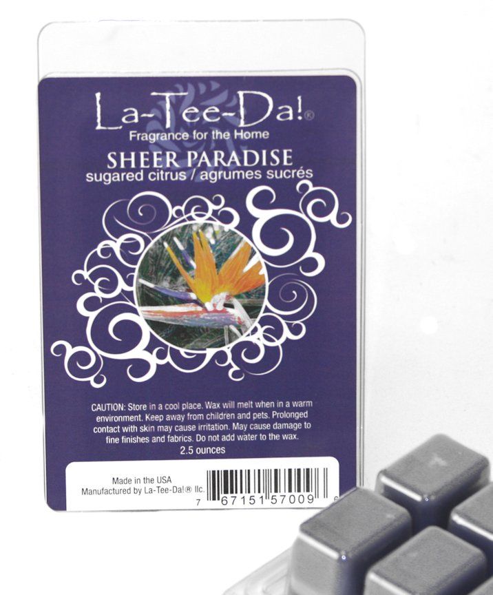 SHEER PARADISE Magic Melts Scented Wax Tarts by La Tee Da