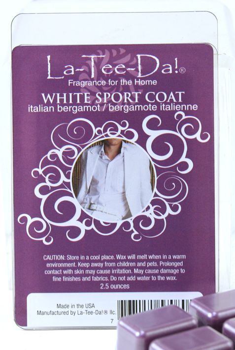 WHITE SPORT COAT Magic Melts Scented Wax Tarts by La Tee Da