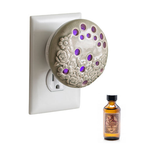 BLOOM Pluggable Oil Diffuser and 2 oz Courtneys Fragrance