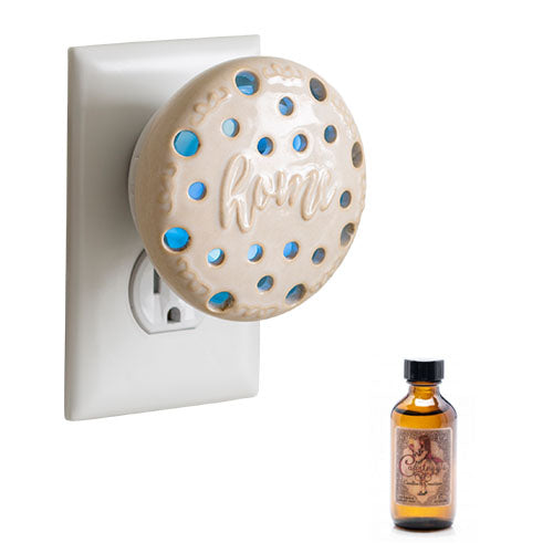HOME Pluggable Oil Diffuser and 2 oz Courtneys Fragrance