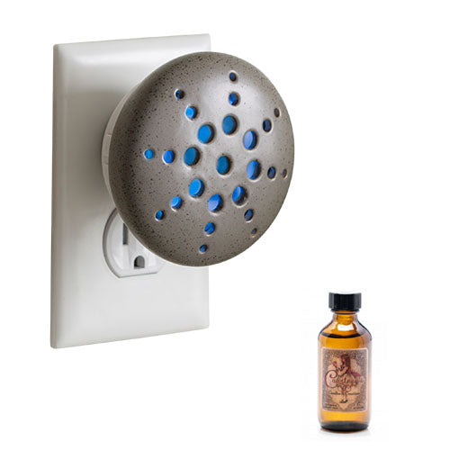 SPA STONE Pluggable Oil Diffuser and 2 oz Courtneys Fragrance