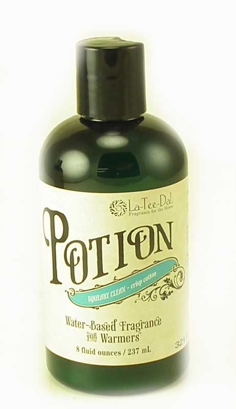 Squeaky Clean Potion Water Based Fragrance for Warmers by La Tee Da