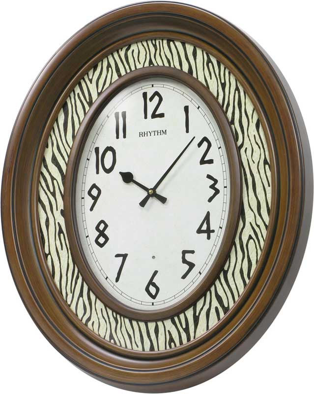 Zebra Time Prints by Rhythm Clocks – Courtney Candles & Creations