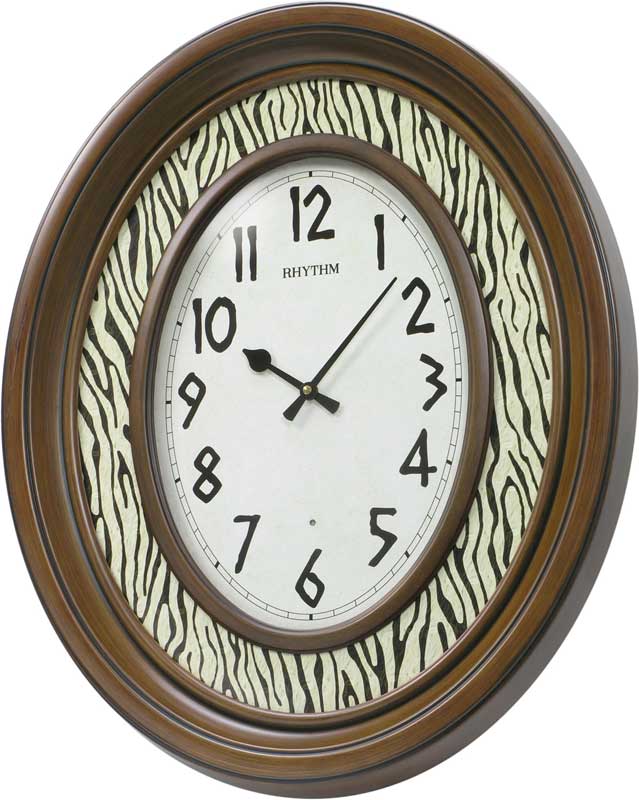 Zebra Time Prints by Rhythm Clocks