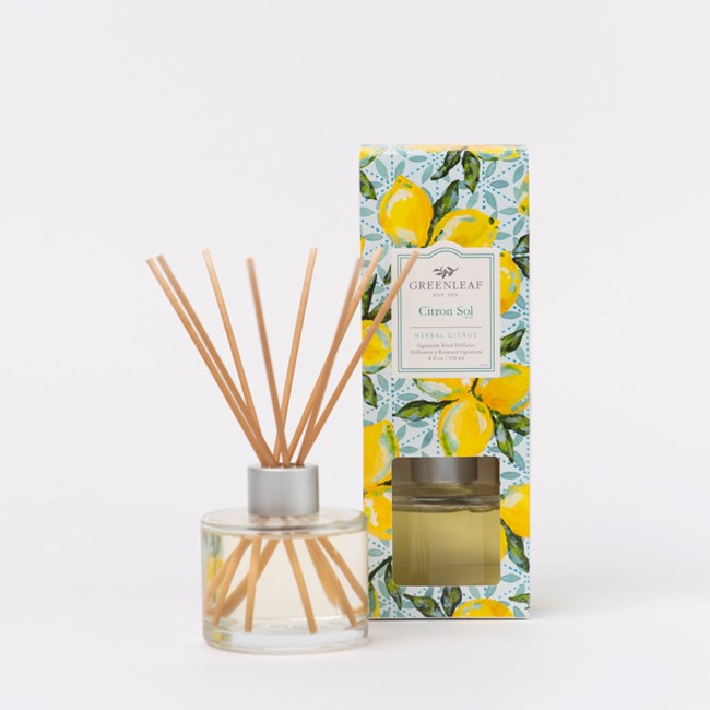 CITRON SOL Greenleaf Signature Reed Diffuser – Courtney Candles & Creations