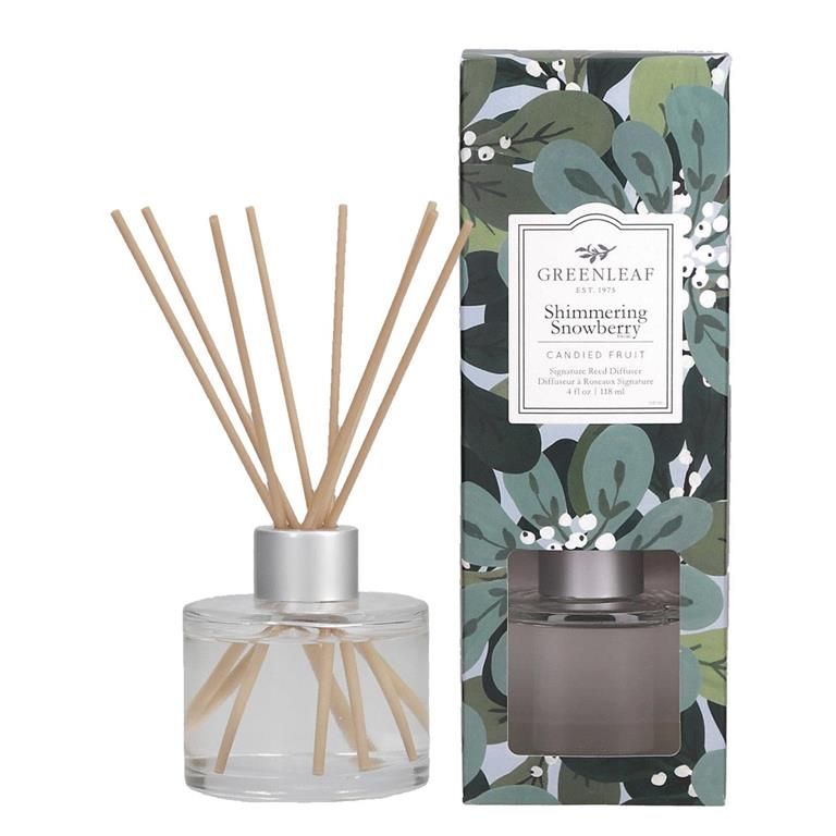 SHIMMERING-SNOWBERRY-Greenleaf-Signature-Reed-Diffuser – Courtney ...