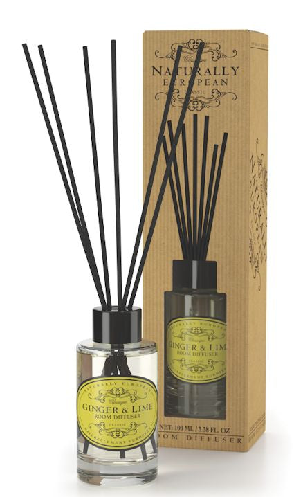GINGER LIME Naturally European Room Reed Diffuser 100 ml