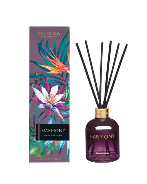 HARMONY Vetiver and Citrus Tea Stoneglow Infusion Reed Diffuser 150 ml