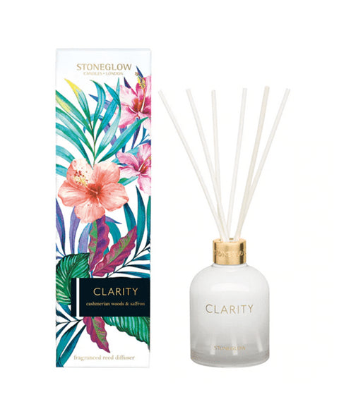 CLARITY Cashmerian Wood and Saffron Stoneglow Infusion Reed Diffuser 150 ml