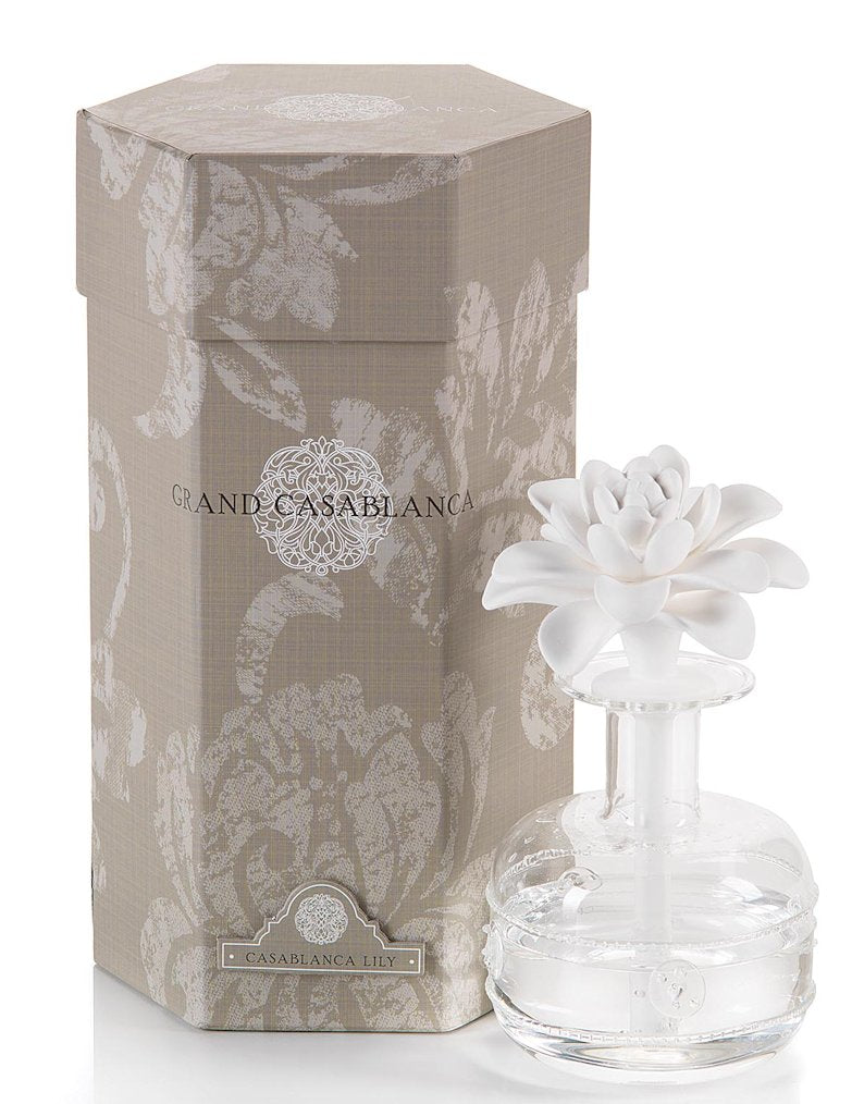 CASABLANCA LILY Grand Casablanca Aroma Porcelain Diffuser by Zodax