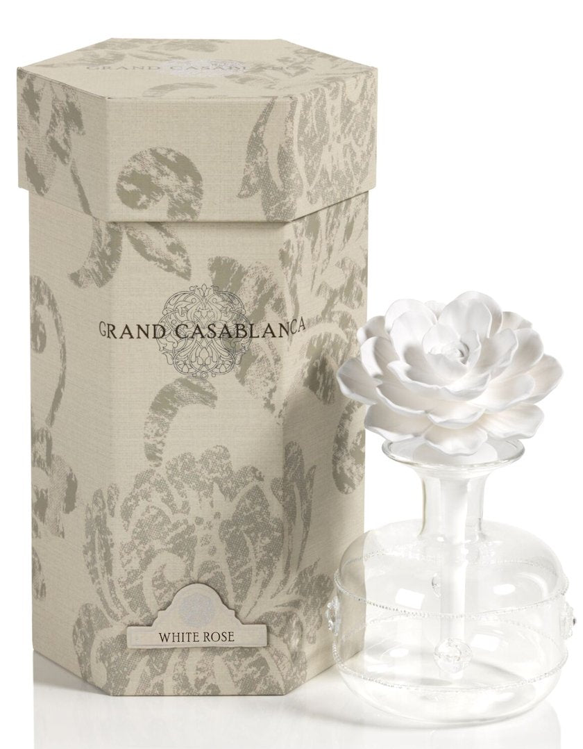 WHITE ROSE Grand Casablanca Aroma Porcelain Diffuser
