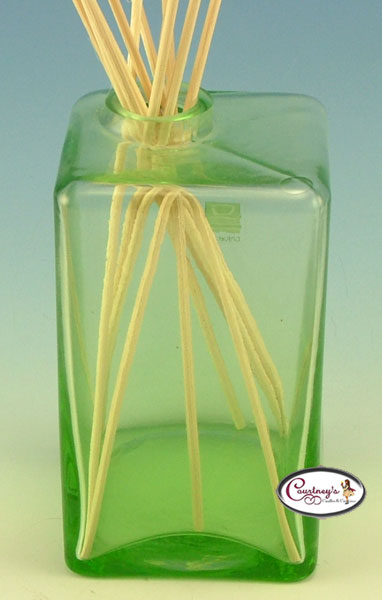 Green Cube Vase Reed Diffuser by Courtneys Candles