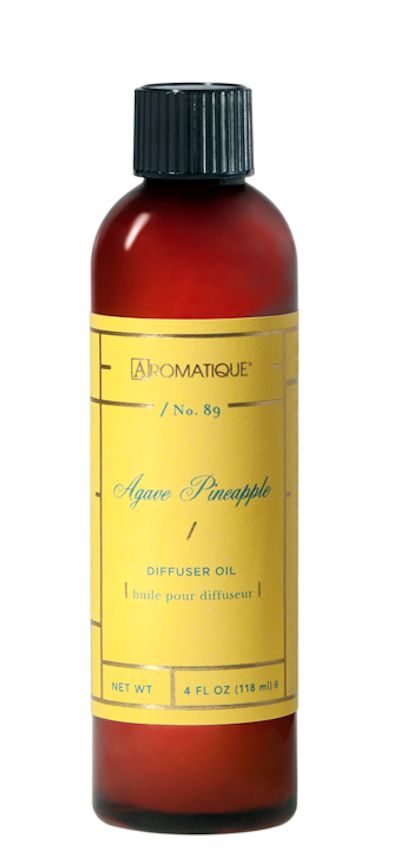 AGAVE PINEAPPLE Aromatique Reed and Ceramic Diffuser Oil Refills - 4oz