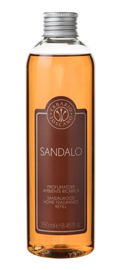 SANDALWOOD - REFILL Erbario Toscano 500 ml Reed Diffuser