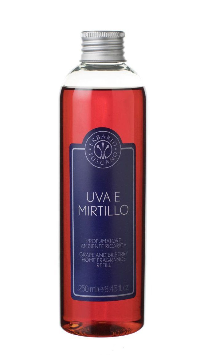 GRAPE BILBERY - REFILL Erbario Toscano 250 ml Reed Diffuser