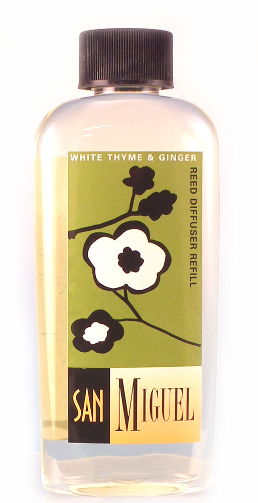 WHITE THYME GINGER 6oz Pomeroy / San Miguel Reed Diffuser Refill