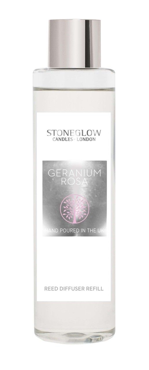 Geranium Rosa Stoneglow Reed Diffuser Refill 200 ml