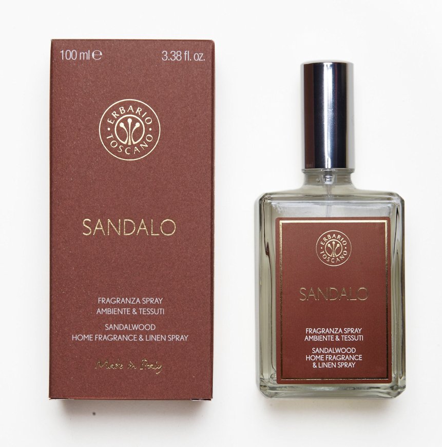SANDALWOOD - Erbario Toscano Home Linen Room Spray