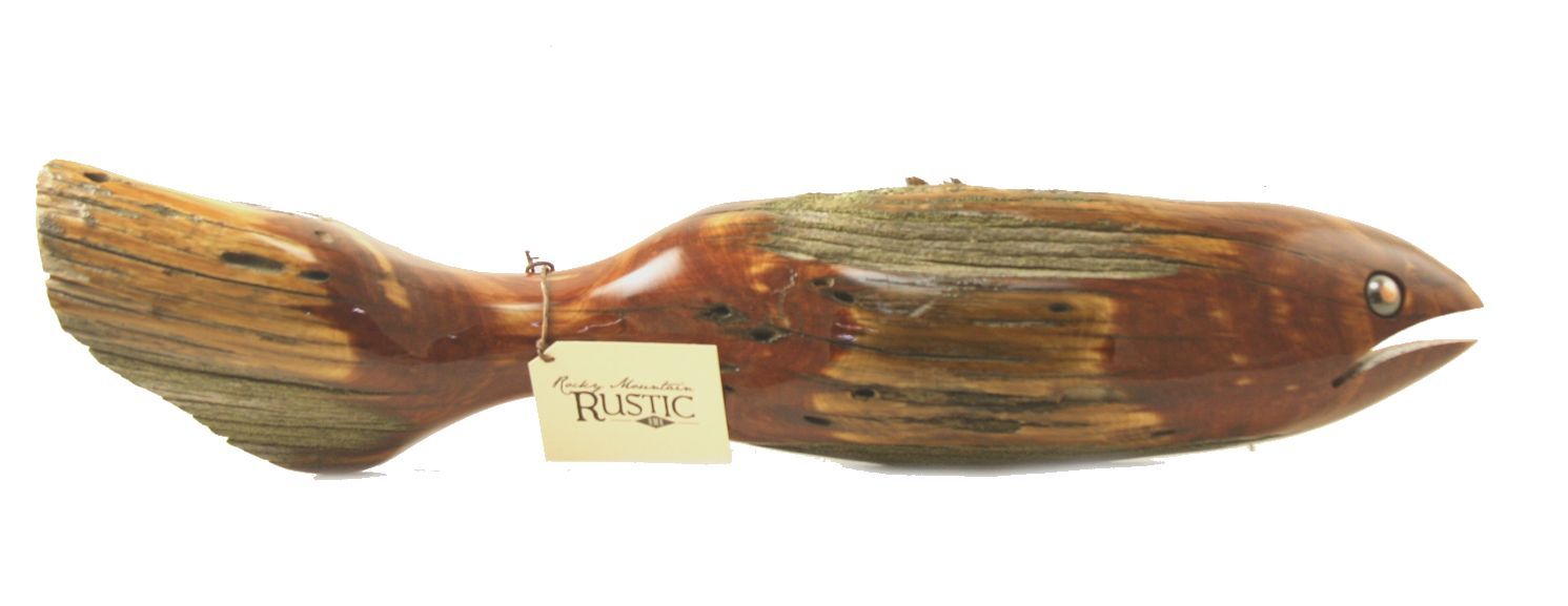 LARGE Rocky Mountain Rustic Fish from Cedar Fence Post – Courtney ...