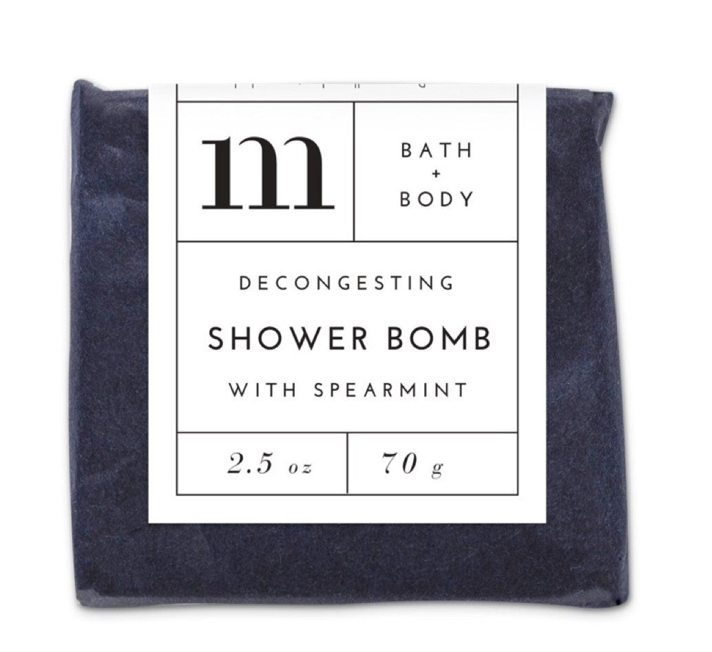 DECONGESTING Spearmint Mixture Aromatherapy Shower Bomb 2.5 oz
