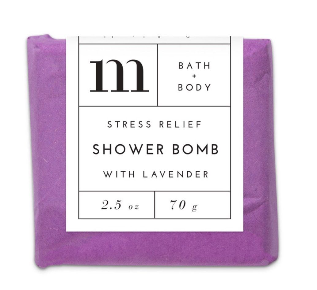 STRESS RELIEF Lavender Mixture Aromatherapy Shower Bomb 2.5 oz