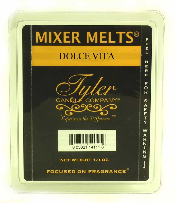 DOLCE VITA Fragrance Scented Wax Mixer Melts by Tyler Candles