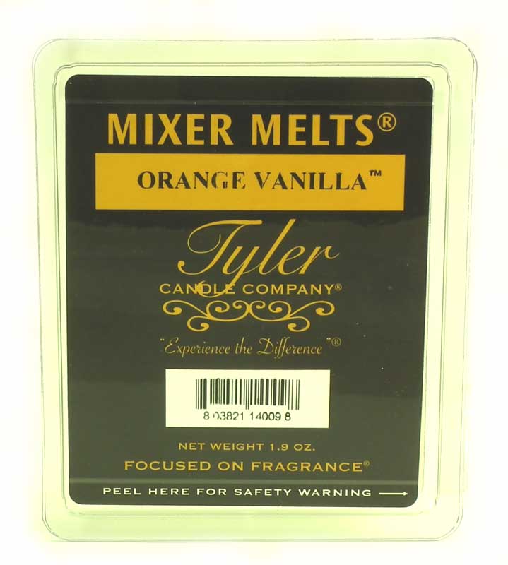 ORANGE VANILLA Fragrance Scented Wax Mixer Melts by Tyler Candles
