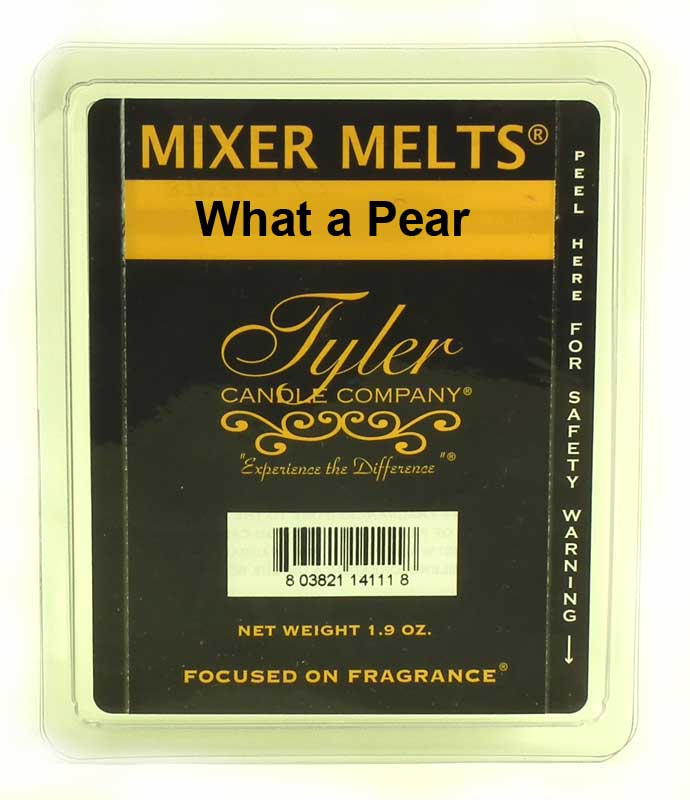 WHAT A PEAR Fragrance Scented Wax Mixer Melts by Tyler Candles