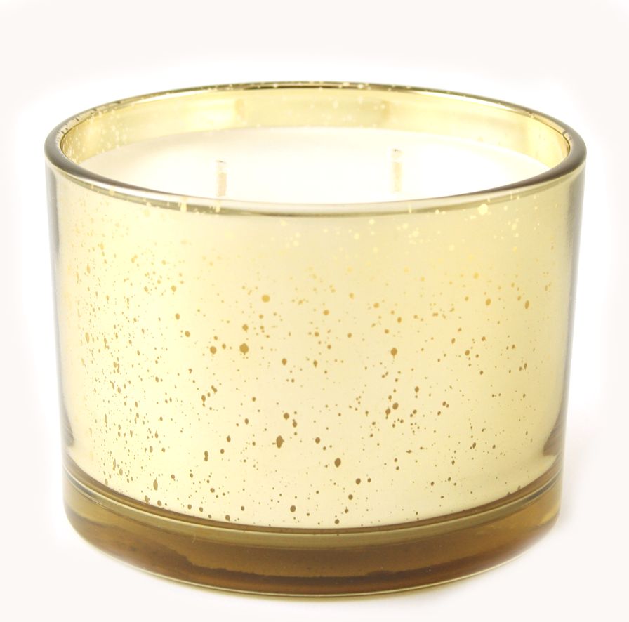 Glamorous Holiday Tyler Stature Gold on Gold 16oz Scented Jar Candle