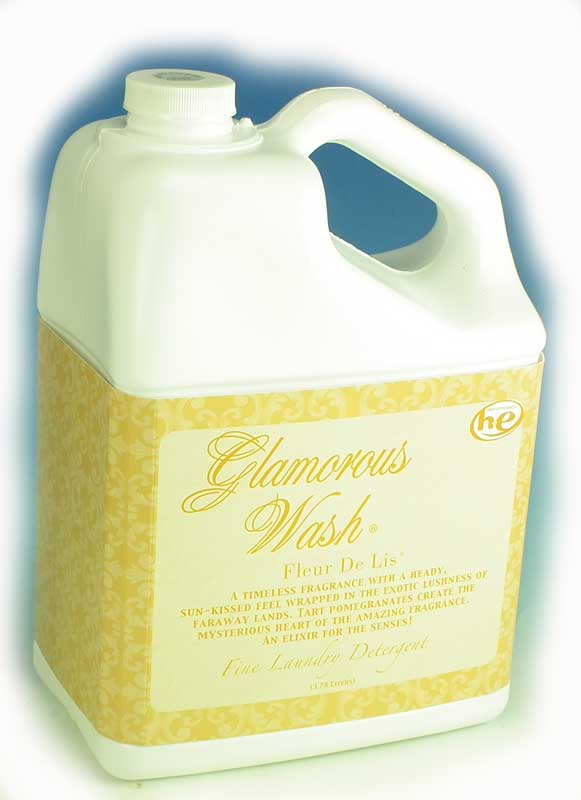 FLEUR DE LIS Glamorous Wash 128 oz (Gallon) Fine Laundry Detergent by Tyler Candles