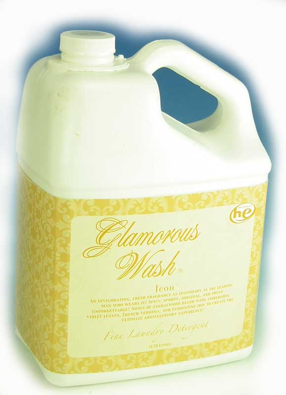 ICON Fragrance Glamorous Wash in the gallon size of Fine Laundry Detergent by Tyler Candles