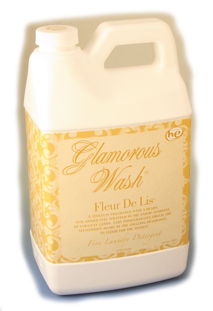 FLEUR DE LIS Glamorous Wash 64 oz Half Gallon Fine Laundry Detergent by Tyler Candles