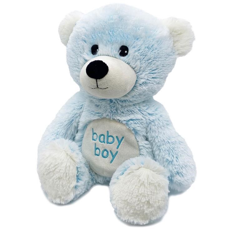 BABY BOY BEAR - Warmies Cozy Plush Heatable Lavender Scented Stuffed Animal